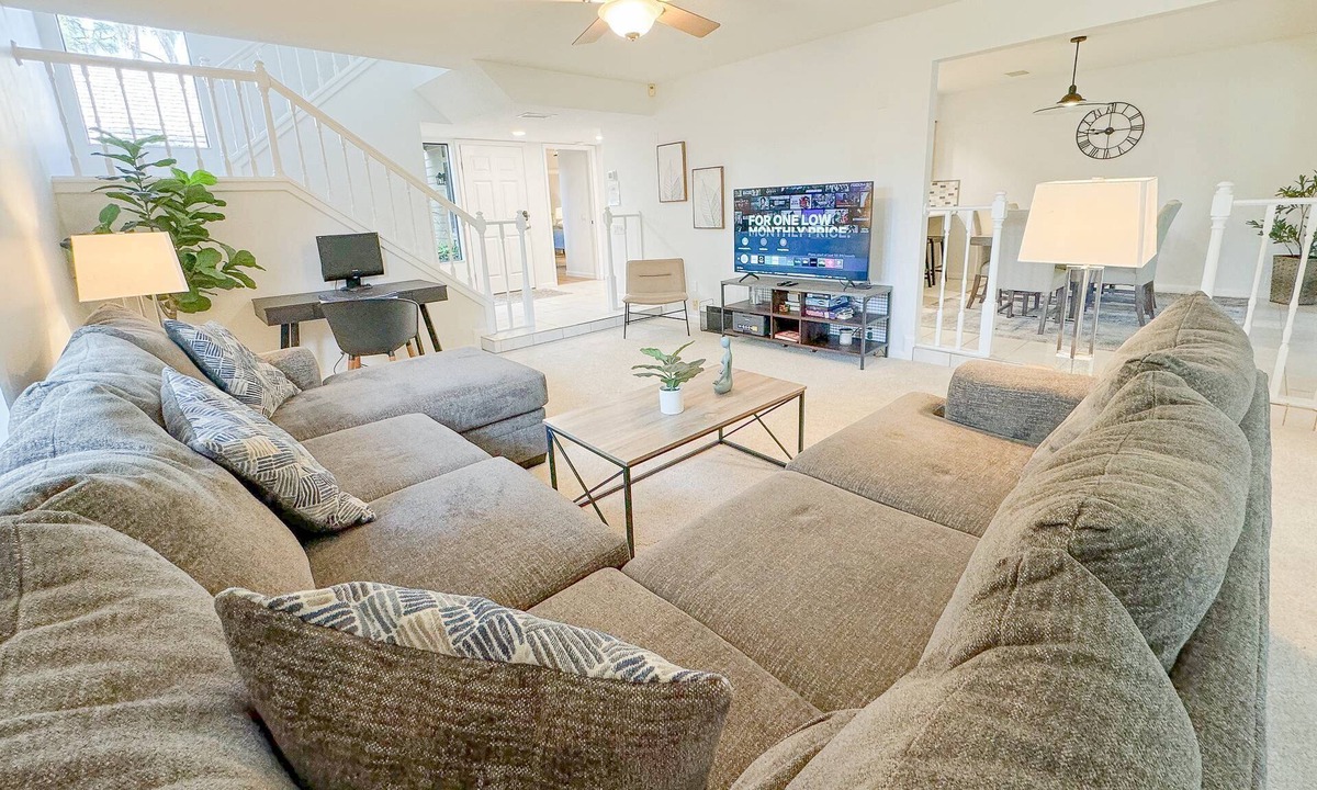 Fairway Village House | Renovated Home with Workspace |Sunroom |Outdoor Dining |30 Night Min