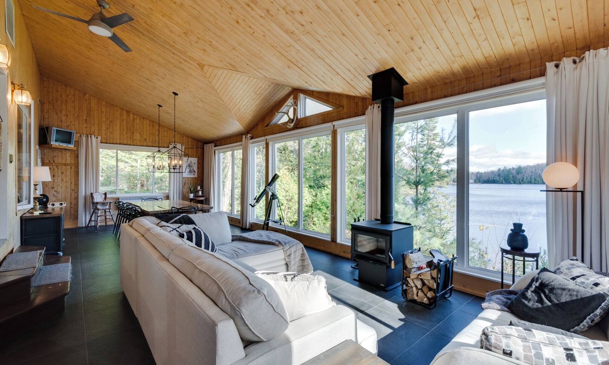 Mauricie Ski Chalet | Repère tranquille au bord du lac