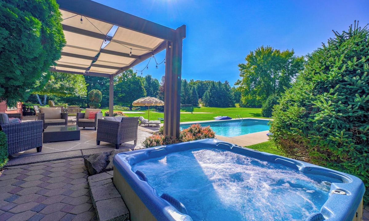 Somerset House | Resort; pool, hot tub, golf carts and trails. 5-Star host on another platform