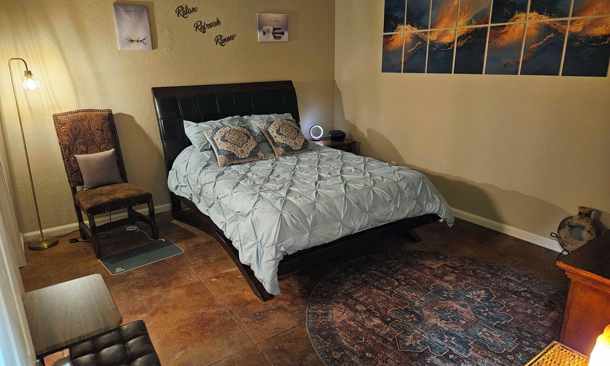 Fletcher Apartment | Rest, Rejuvenate, and Renew in our cozy Relaxation Room