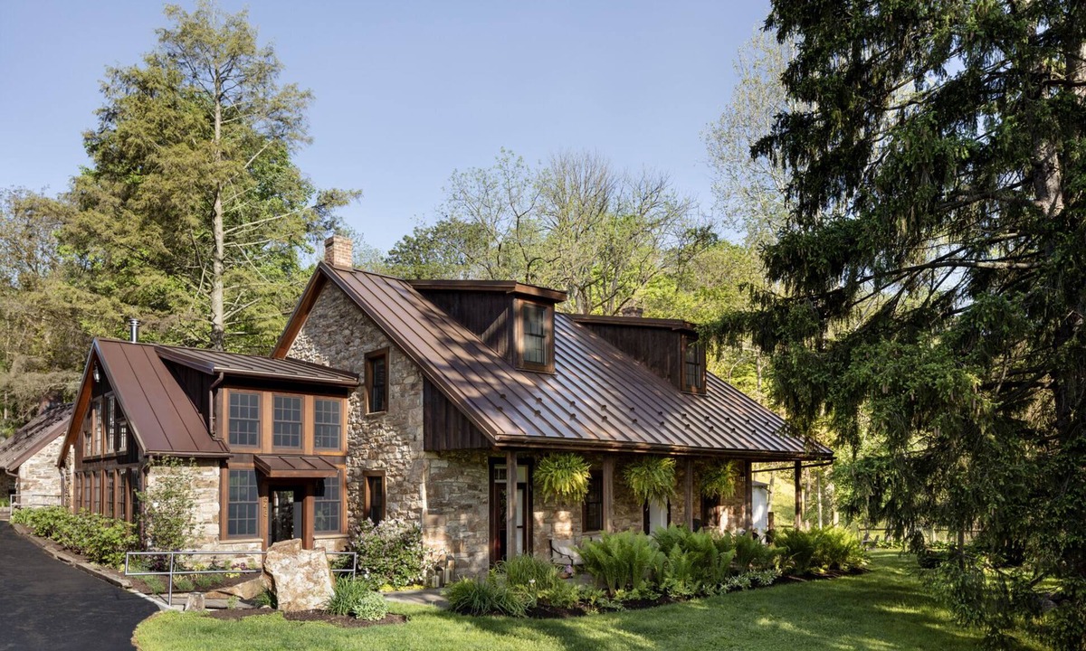 Washington Boro House | Restored Distillery, Sunroom + Sauna