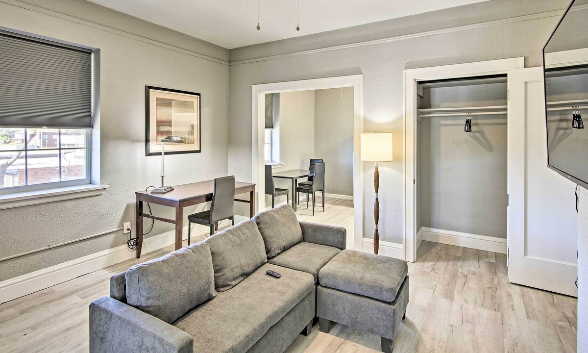 Enid Apartment | Restored Enid Apt: Central to Historic Dtwn!