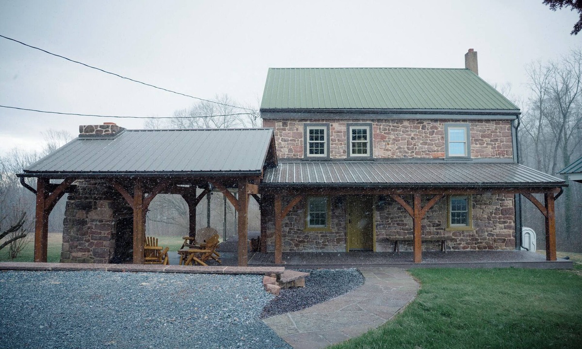 Denver Other | Restored Historic 3-Bedroom Stone Farmhouse north of the quaint town of Denver
