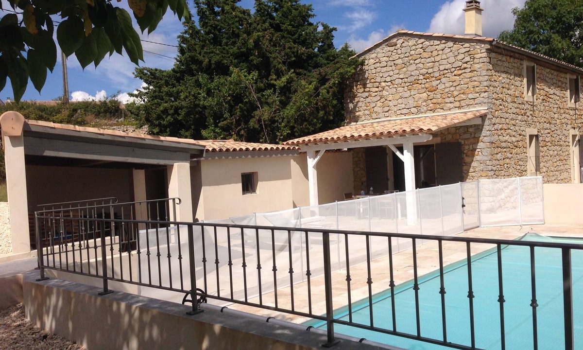 Saint-Andeol-de-Berg House | Restored Magnanerie, heated pool, 2 discreet cats live outside in summer
