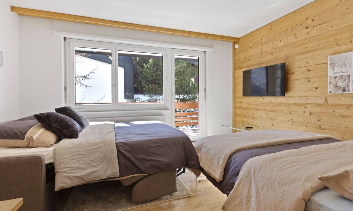 Leukerbad Apartment | Retraite Alpine: Studio Paisible et Rénové
