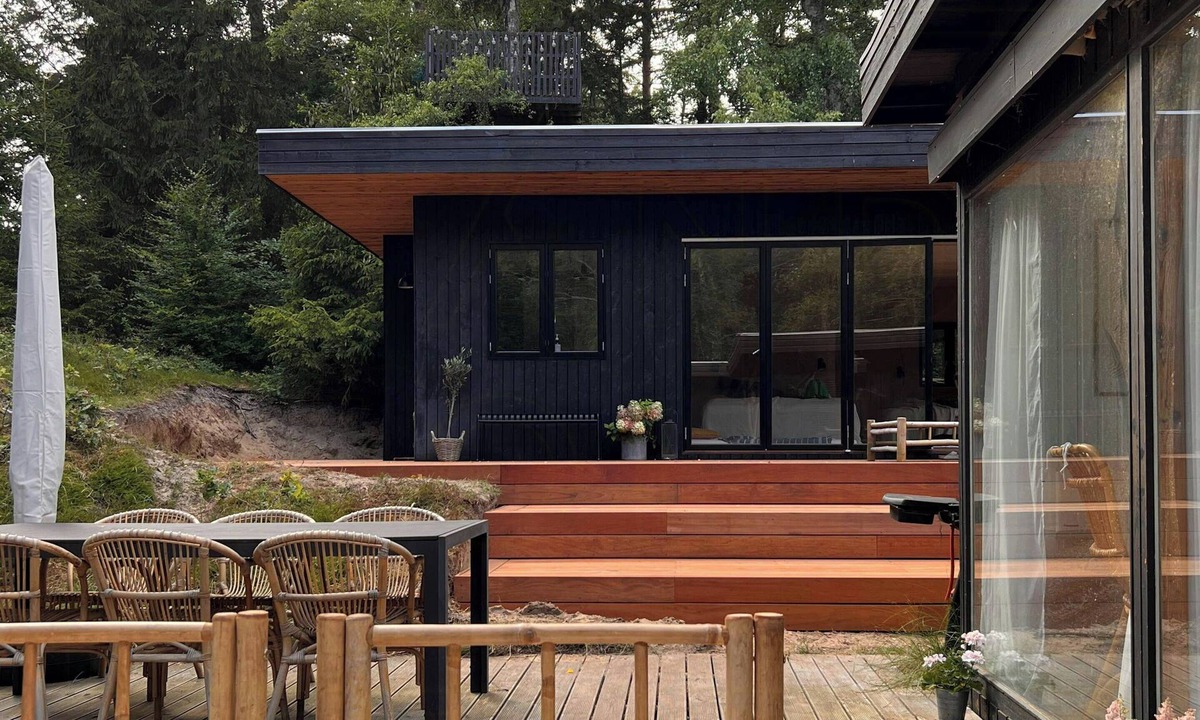 Udsholt House | Retro woodland home with modern twist amidst trees