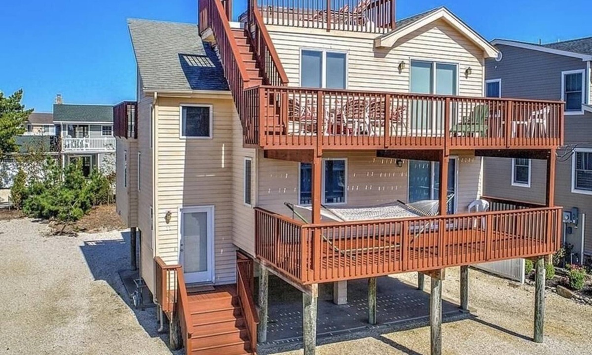 Harvey Cedars House | REVERSED LIVING WITH WATER VIEWS!