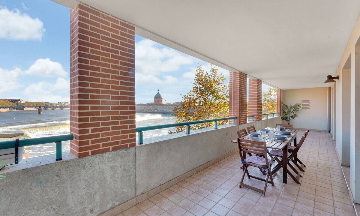Amidonniers - Caffarelli Apartment | Rio L'Aïga - Superbe terrasse sur Garonne