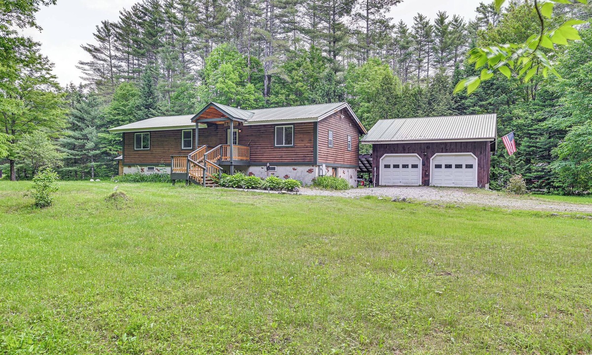 Schroon Lake House | River Access On-Site: Schroon Lake Gem on 21 Acres