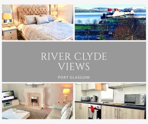 Port Glasgow Apartment | RIVER CLYDE VIEWS - PRIVATE & SPACIOUS APARTMENT