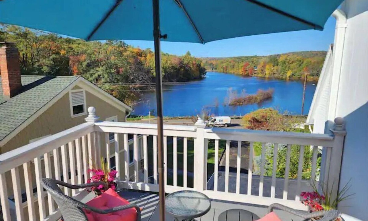 Collinsville Apartment | River Overlook - Check the view from your deck!