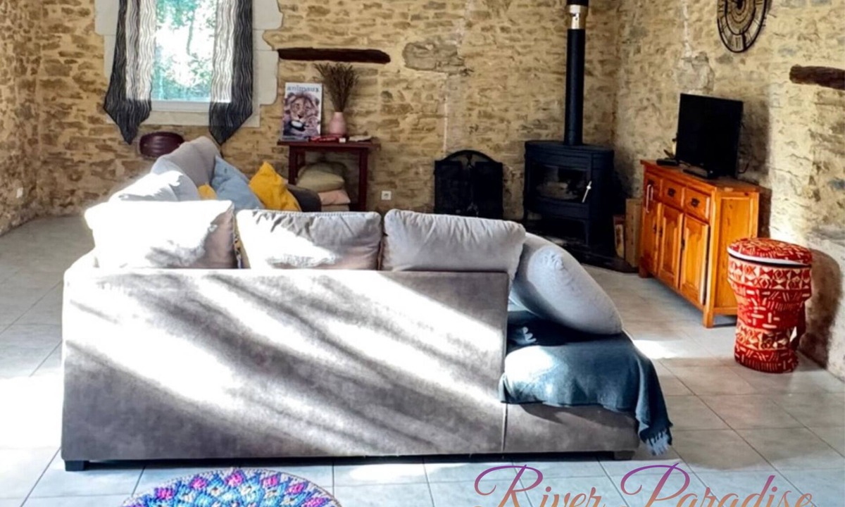 Bagnols-sur-Ceze House | "RIVER Paradise" Villa with private river and forest