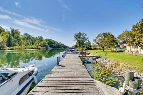 Waterloo Apartment | Riverfront Couple's Retreat, 3 Mi to Seneca Lake!