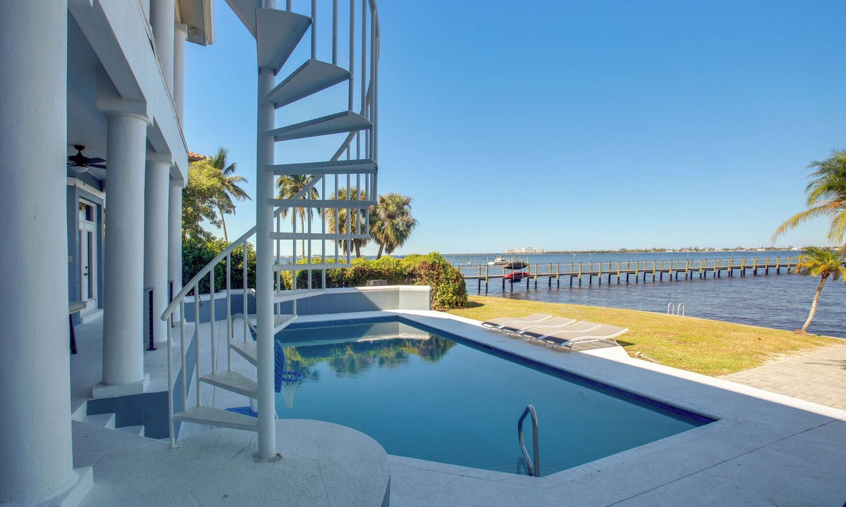 Iona House | Riverfront Fort Myers Luxury Home w/Heated Pool!