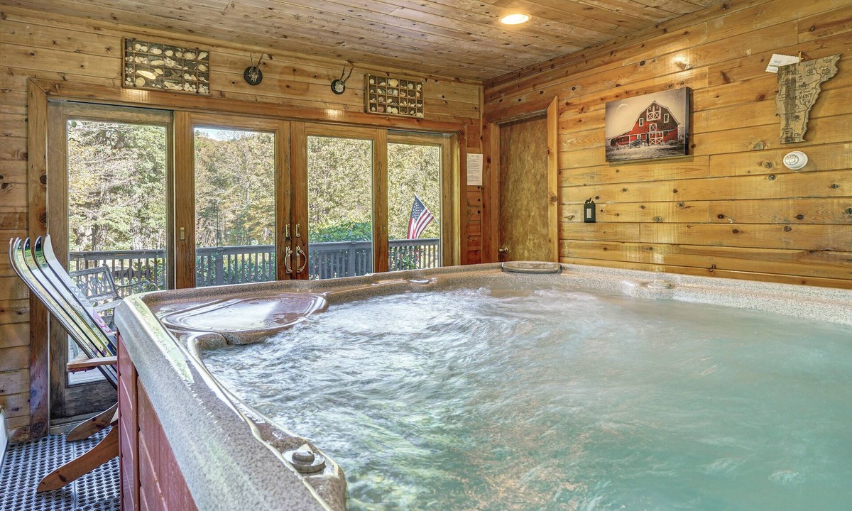 Bridgewater Corners House | Riverfront Home w/Hot Tub Near Killington Resort