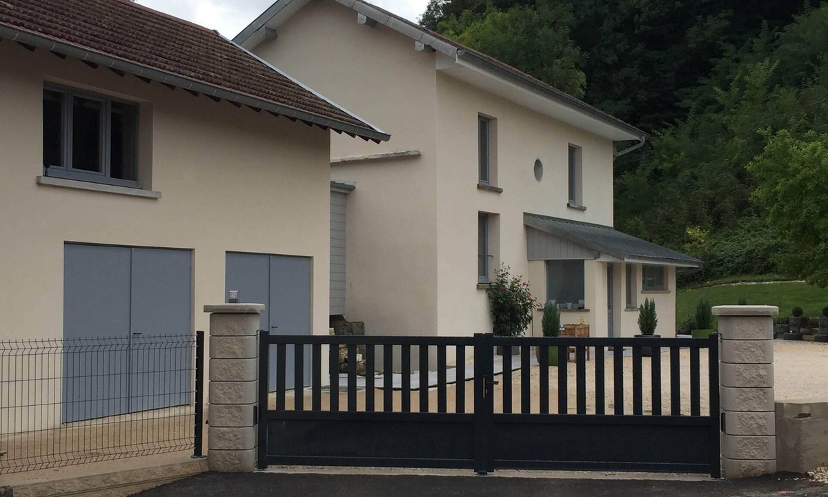 Salins-les-Bains House | Riverfront house with beautiful private grounds.