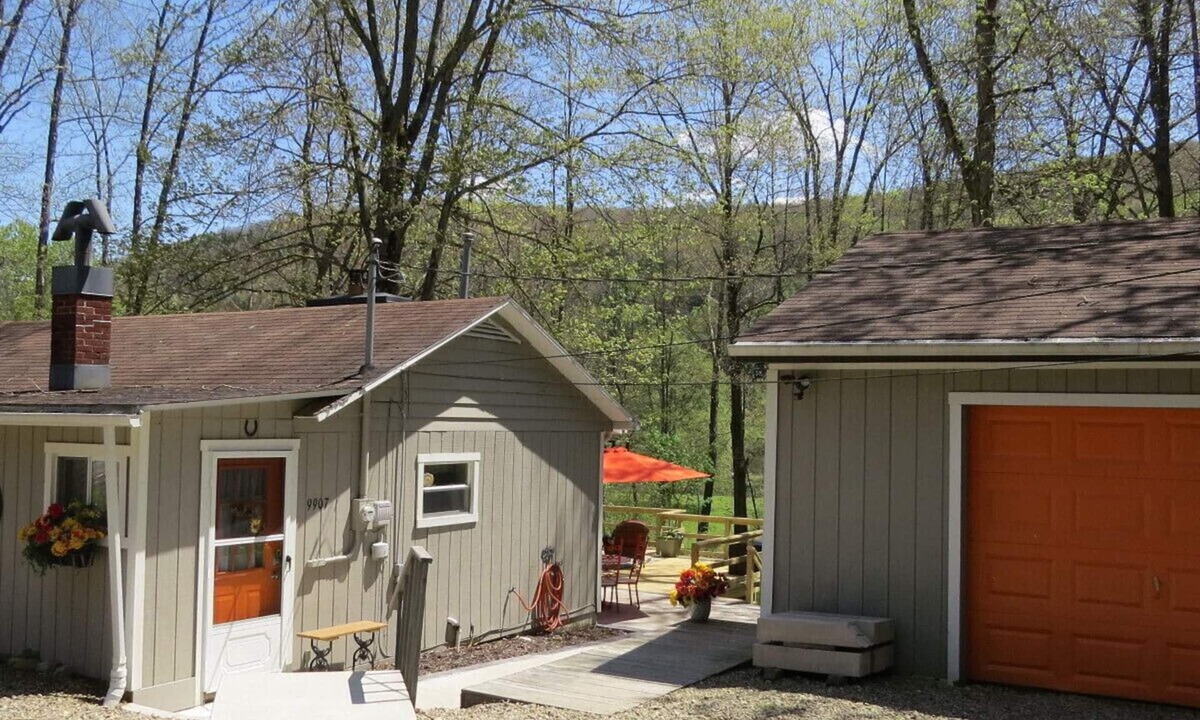 Tidioute Cottage | Riverfront retreat , kayak shuttle services