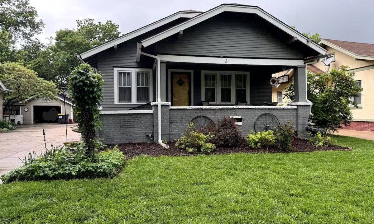 Wichita House | Riverside Gem - Fully Fenced Yard W/Washer&Dryer!