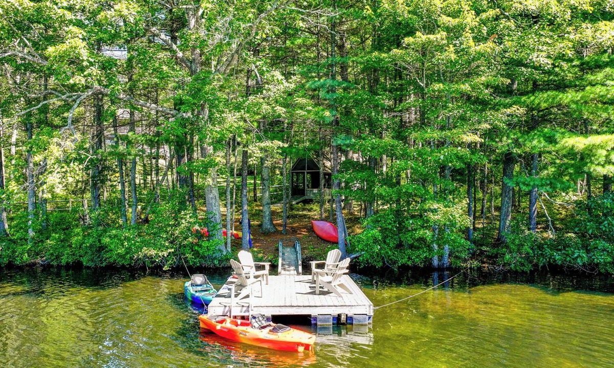 Camden House | Riverside on Hopkins, waterfront with dock, 4 Bed, 3 Bath