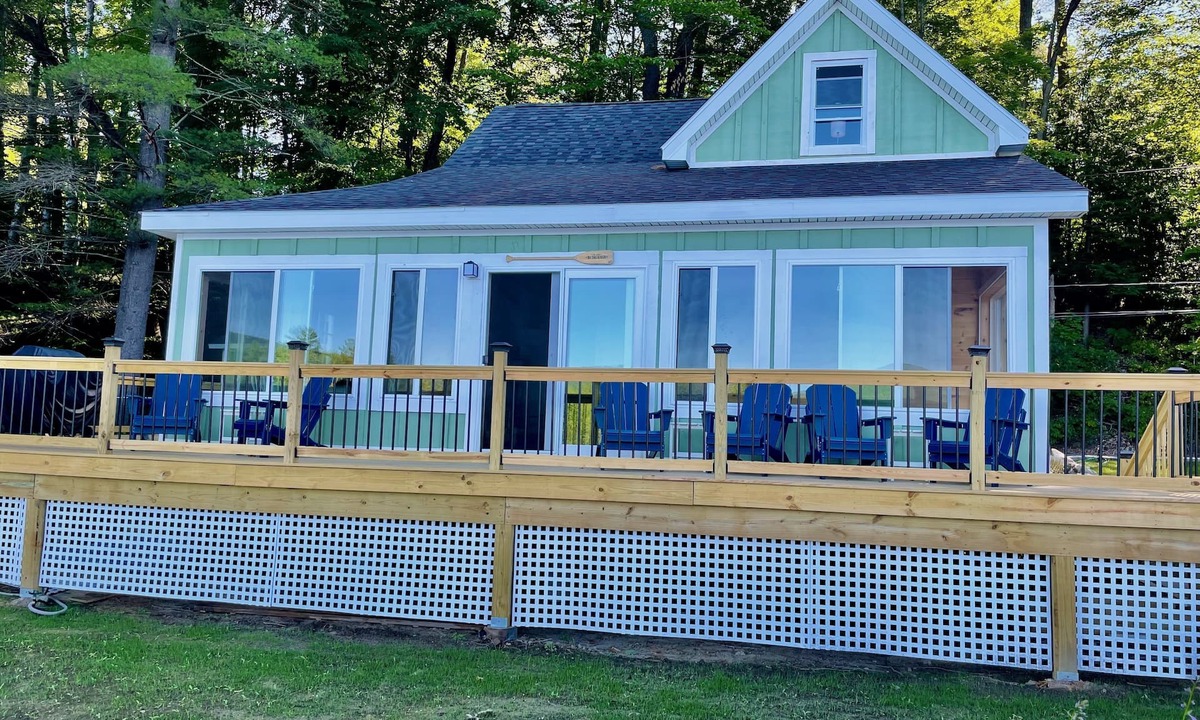 Lake Luzerne Cabin | Riverside Retro Style Cottage Close to everything.