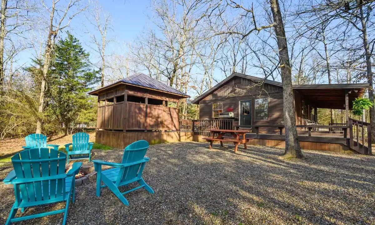 Hochatown Cabin | Robin’s Nest – Cozy Broken Bow Cabin with Private Hot Tub