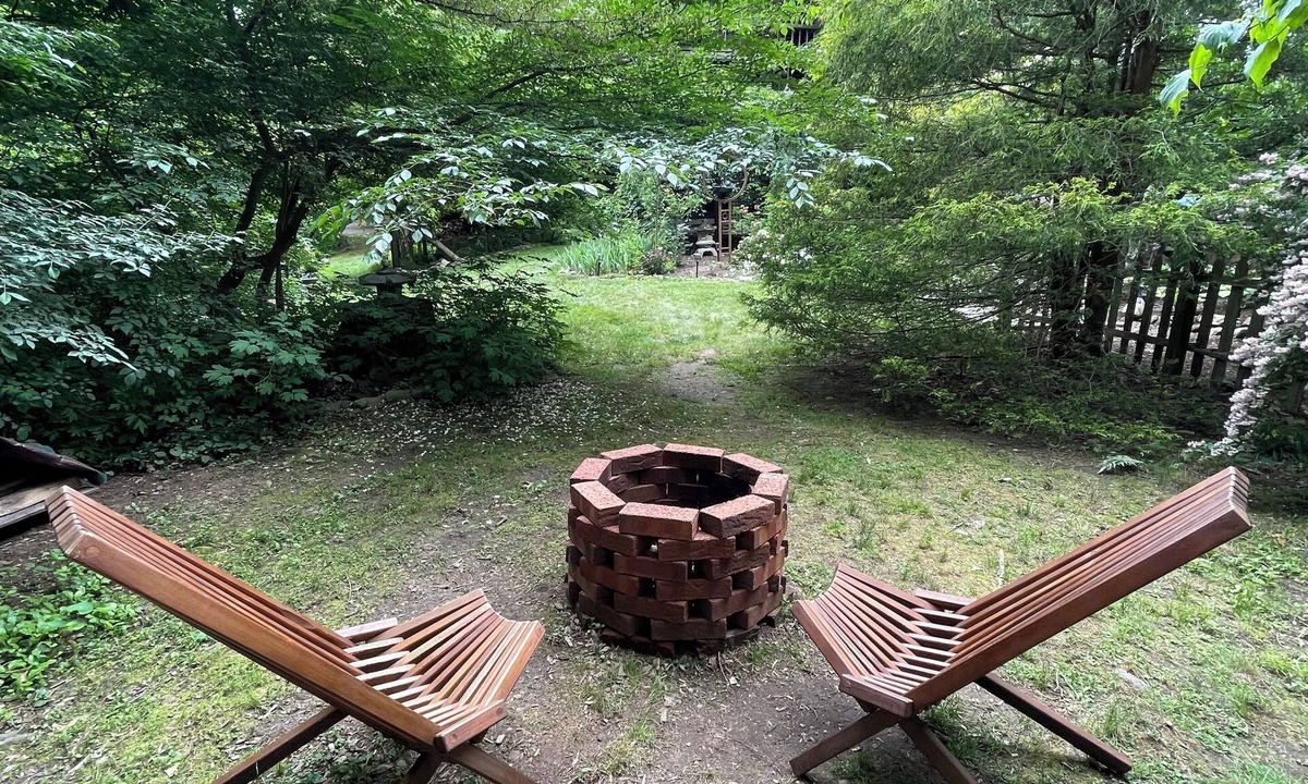 Southbury RV Rental | Romantic Botanical Glamping with pool, gardens & smoked dinner for 2 available.