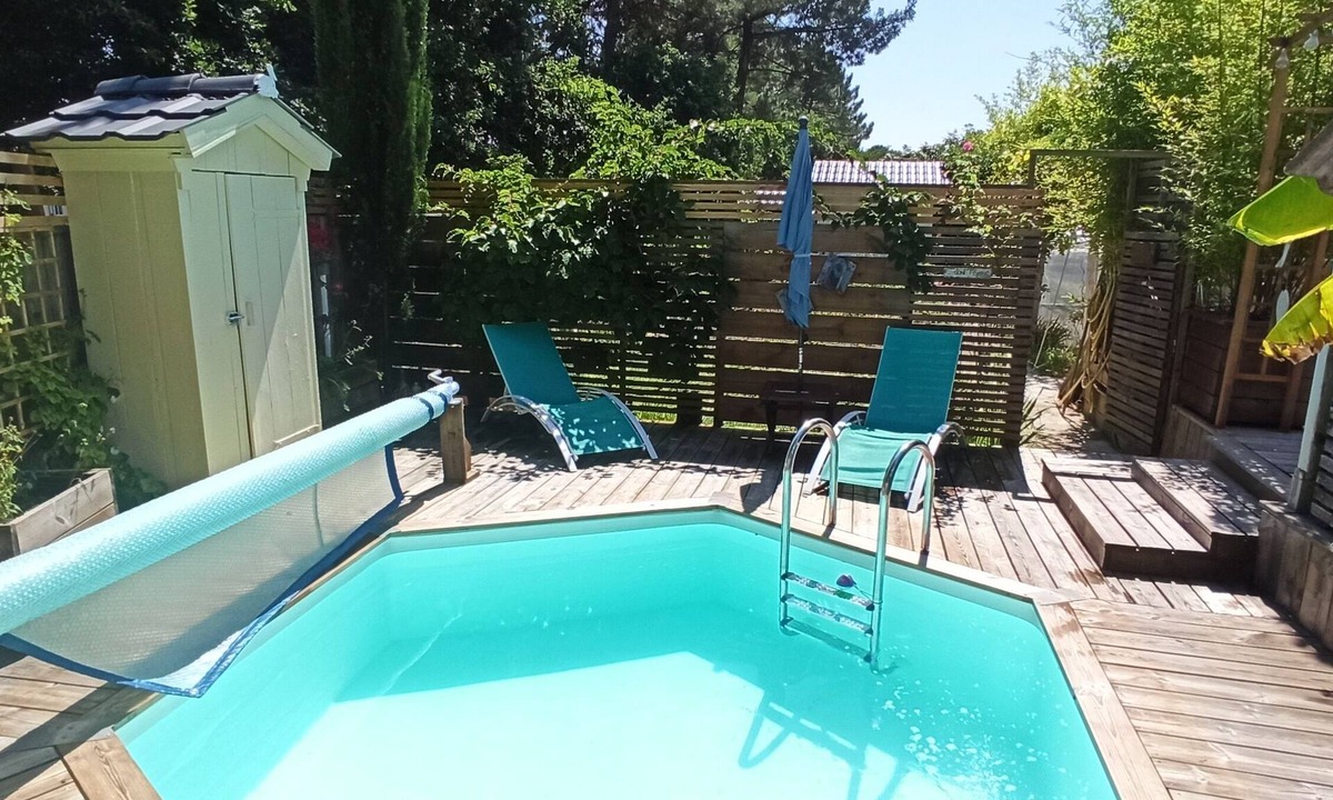 Lanton House | Romantic cottage with private heated pool - 2 pers - Bassin d'Arcachon