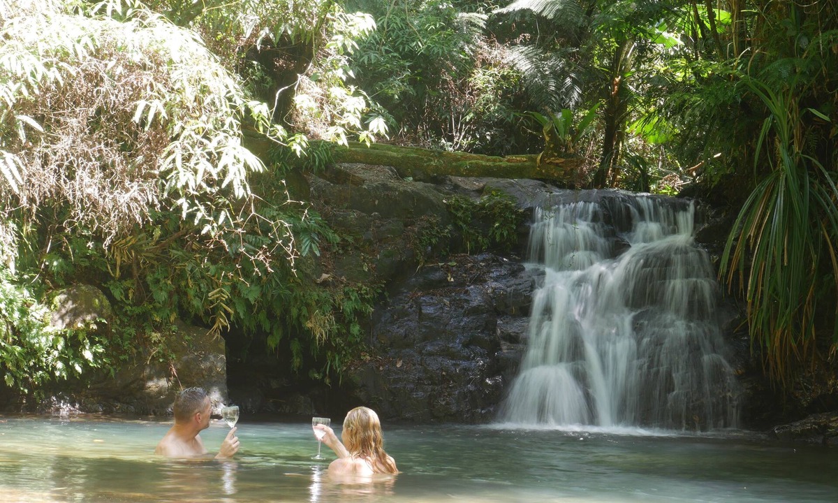 Cow Bay House | Romantic rainforest retreat with magical waterfall