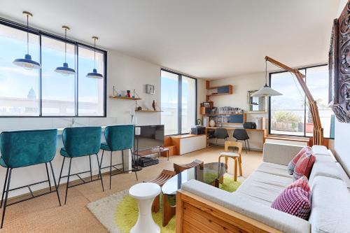 Bois-Colombes Apartment | Rooftop en Plein Ciel - 5min à pied de la gare