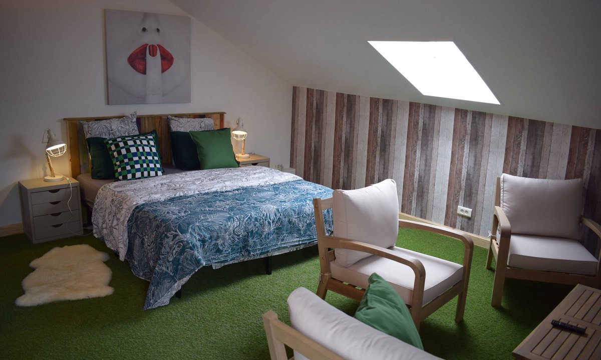 Aubigny-sur-Nere Apartment | Rooftop garden party