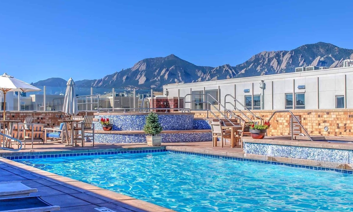 Central Boulder Condo | Rooftop Pool, Mountain Views! Exec Rental @ The Peloton West