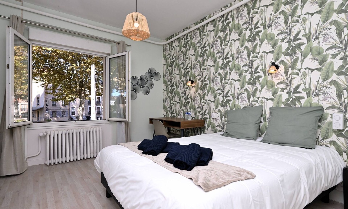 Salies-du-Salat Apartment | Room 'Double Room' with Shared Terrace, Wi-Fi and Air Conditioning