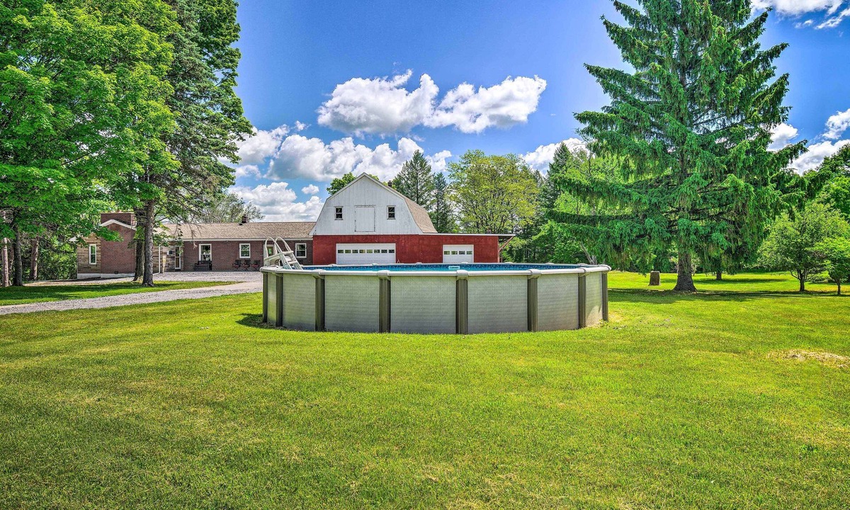 Montour Falls House | Roomy Montour Falls Retreat w/Private Pool!
