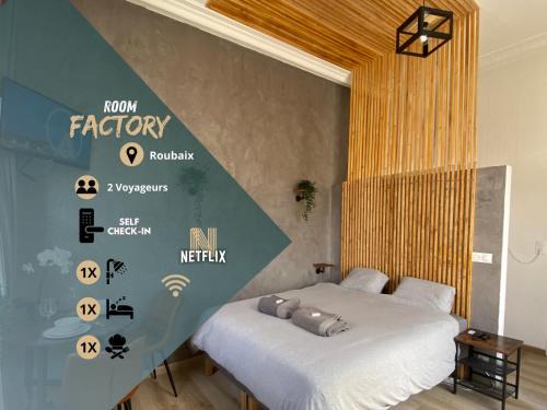 Roubaix Apartment | Roubaix Lille private shower & Netflix