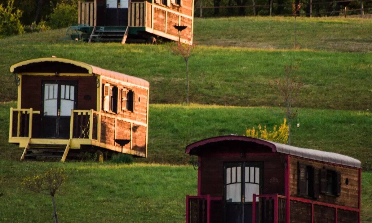 Estipouy Cabin | Roulotte Gîte 5 persons