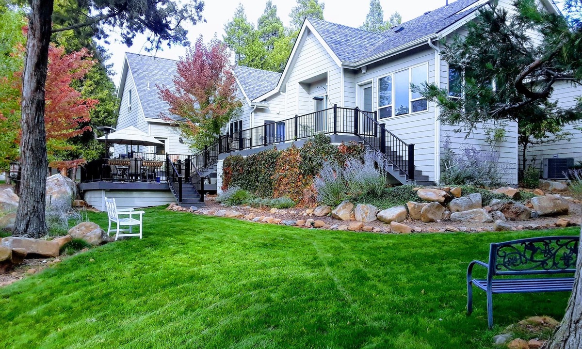 Klamath Falls House | Running Y custom single level home with large deck for relaxing.