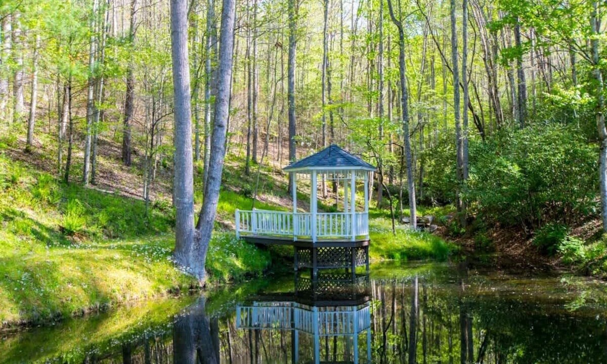Hendersonville House | Rustic 3BR w/Private Pond + Firepit~Free Tix