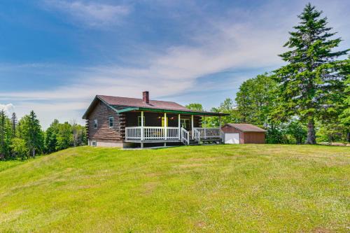 Walden House | Rustic Cabin in West Danville with Deck and Fire Pit!