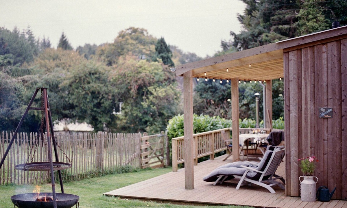 Minehead Cabin | Rustic-Chic Cabin on Exmoor with Hot Tub