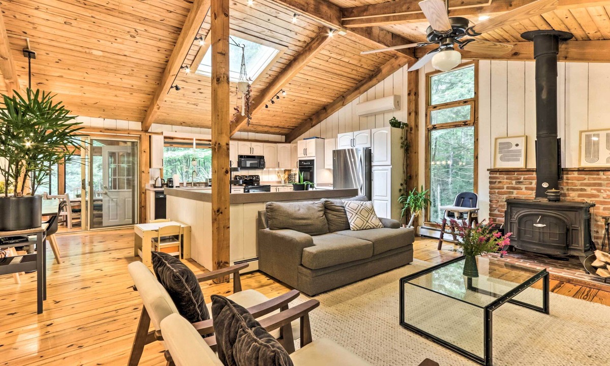 Otis House | Rustic-Chic Home w/Decks: Pool + Lake Access