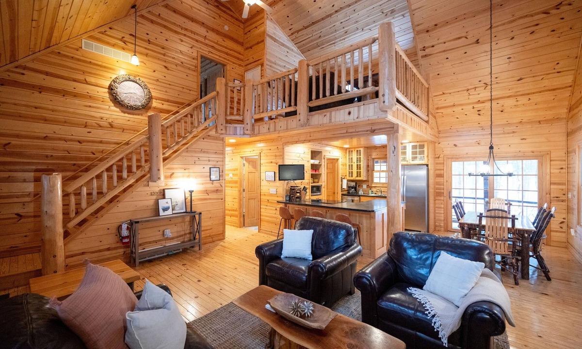 Saugatuck Cabin | Rustic Elegance! Pool, Fire Pit, Hot Tub, Screened Porch & more!