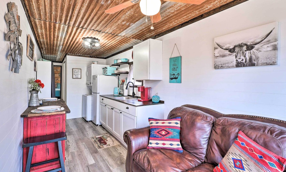 Morgan Mill House | Rustic Farm House Container on Horse Property!