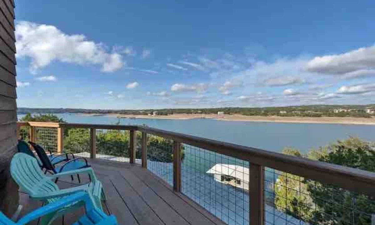 Lakewood Estates House | Rustic Lake Travis Waterfront Home Amazing Lake Views From Every Deck!