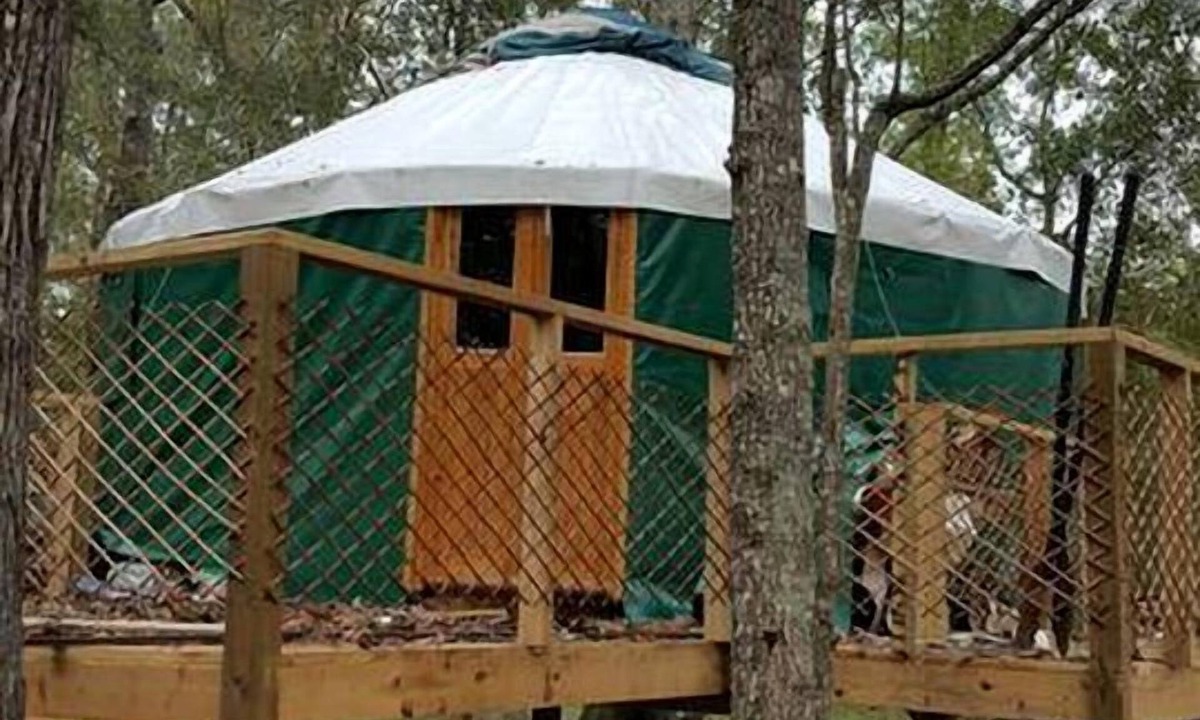 Claxton Cabin | Rustic Luxury: Riverfront Yurt Glamping in Claxton, Georgia