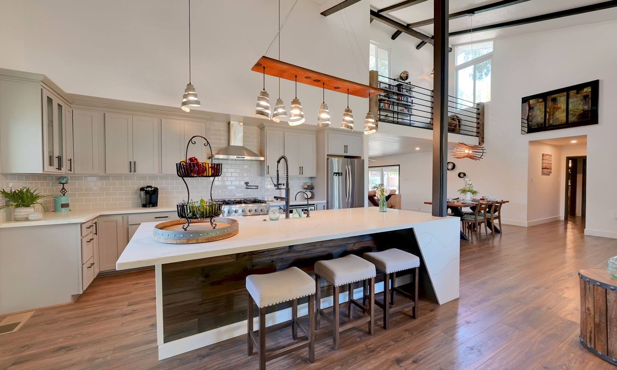 Yuba City House | Rustic Modern Retreat W/Pool And Game Room