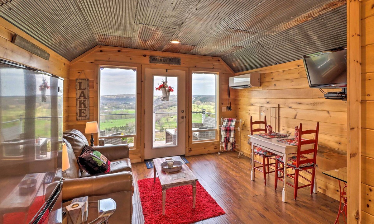 Norfork Apartment | Rustic Norfork Studio w/Million Dollar View!