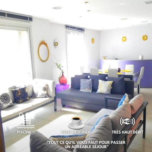 Saint-Mathieu Apartment | Séjour Perpignan avec piscine - Petit-déjeuner à la demande - 20 minutes de l'Espagne - Le Palace climatisé