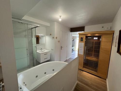 La Roche-sur-Yon Apartment | Séjour Sauna et Jacuzzi Cocon