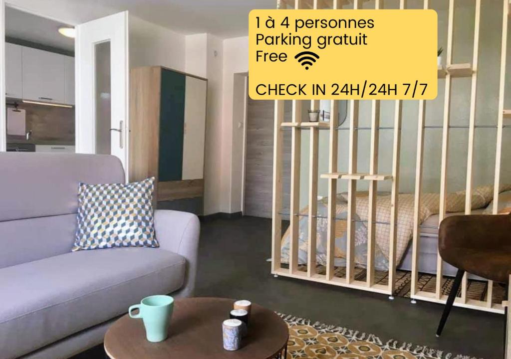 Herbitzheim Apartment | S'Hüss Bed, appartement cosy