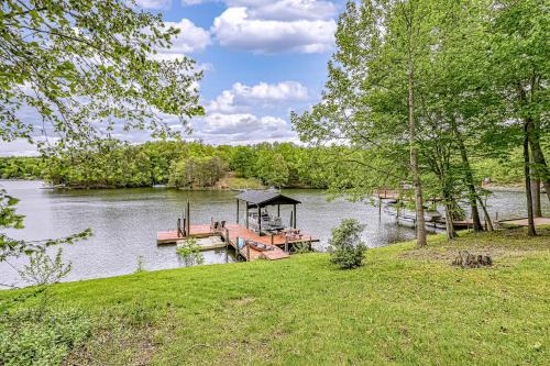 High Point House | S'thern Rock - Lakefront home with views, dock, screened porch, canoe